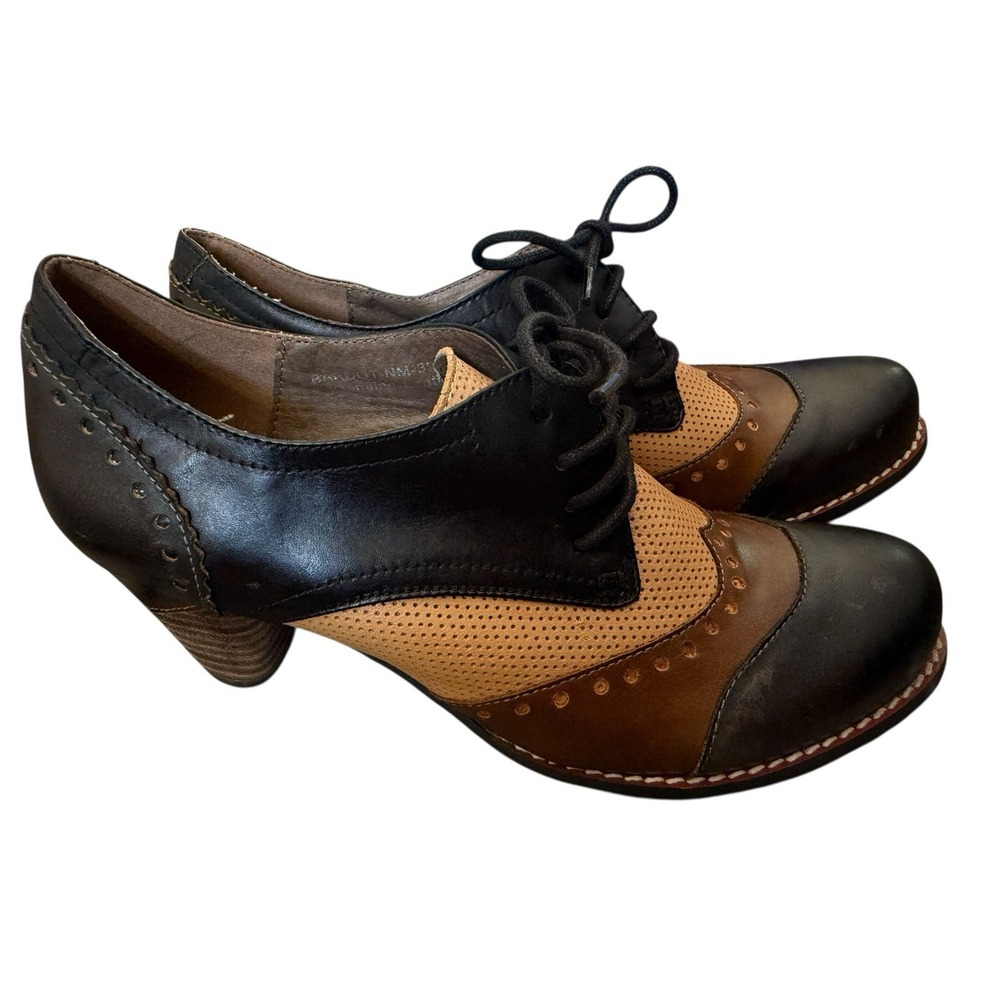 L'Artiste Shoes BARDOT 39‎ US 8.5 Spring Step Derby Oxford Leather NEW WO BOX - Picture 6 of 13